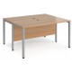 Maestro Bench Leg Back to Back 1200mm Deep Desk